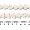 Triangle Dyed Natural Lava Rock Beads Strands G-O126-04A-02-4
