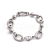 Tarnish Resistant 304 Stainless Steel Chain Bracelets BJEW-L661-09P-3
