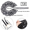 Gorgecraft 1Pc Detachable Polyester Lace Collars AJEW-GF0007-67-2