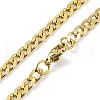 304 Stainless Steel Necklaces NJEW-Q338-11G-4