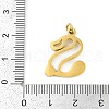 304 Stainless Steel Pendants STAS-R137-01G-S-3