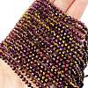 Transparent Electroplate Glass Beads Strands EGLA-A039-T3mm-UA04-1