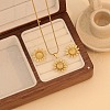 304 Stainless Steel Pendant Necklaces & Stud Earrings Sets FS-WGB7A35-03-1