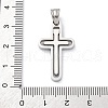 304 Stainless Steel Pendants STAS-L286-17P-3