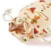Christmas Theme Cloth Printed Storage Bags ABAG-F010-02A-04-3