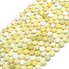 Natural Butter Jade Beads Strands G-C116-A42-02-2