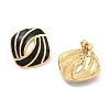 PVD Vacuum Plating Golden 304 Stainless Steel Stud Earrings for Women EJEW-Z068-08G-3