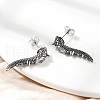 316 Surgical Stainless Steel Stud Earrings EJEW-R022-01AS-3