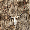 Teardrop Bohemian Style Alloy Pendant Necklaces FS-WG785B4-01-2