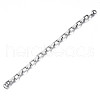 201 Stainless Steel Chunky Cable Chain Bracelet for Men Women BJEW-S057-75-2