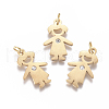 316 Surgical Stainless Steel Pendants STAS-L242-02-2