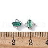 Brass Pave Cubic Zirconia Connector Charms KK-F892-53P-04-3