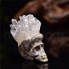 Natural Quartz Crystal Skull Display Decorations PW-WG44ED8-01-2
