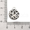 Tibetan Style Alloy Pendants TIBE-M004-09AS-3
