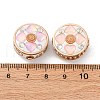 Handmade Resin Indonesia Round Beads IPDL-P005-03KCG-M-3