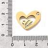 201 Stainless Steel Pendants STAS-A116-01G-10-3