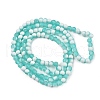 Frosted Crackle Glass Beads Strands X1-GLAA-U001-8mm-M02-3