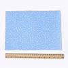 Floral Pattern Printed A4 Polyester Fabric Sheets DIY-WH0158-63A-11-1