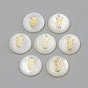 Freshwater Shell Pendants SHEL-Q010-007G-1