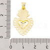 Rack Plating Brass Enamel Pendants KK-P269-08G-03-3