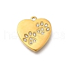 304 Stainless Steel Rhinestone Pendants STAS-R159-55G-02-1