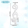 Unicraftale 10Pcs 201 Stainless Steel Pendants STAS-UN0060-25-3