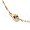 Glass & Glass Pearl Beads Pendants Necklaces for Women NJEW-MZ00106-04-5