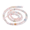 Natural Morganite Bead Strands G-P213-18-4mm-2