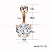 316L Surgical Stainless Steel Belly Rings WG509E6-02-4