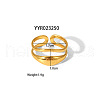 Stainless Steel Cuff Rings Fashion Jewelry for Women LV3247-12-1