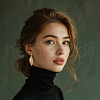 304 Stainless Steel Stud Earrings EJEW-JE06309-3