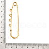304 Stainless Steel Safety Pins Brooch Findings STAS-K252-11C-G-3