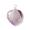 Natural & Synthetic Gemstone Pendants PALLOY-JF01663-2