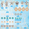 SUNNYCLUE DIY Ocean Theme Bracelet Making Kit DIY-SC0020-87-2
