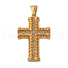 304 Stainless Steel Pendants STAS-C129-03A-G-1