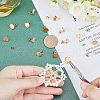 Unicraftale PVD Vacuum Plating 304 Stainless Steel Stud Earring Findings STAS-UN0015-72-2