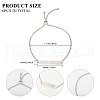 CHGCRAFT 6Pcs Adjustable Stainless Steel Box Chain Slider Bracelets BJEW-CA0001-10-2