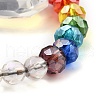 Chakra Heart Crystal Suncatcher Dowsing Pendulum Pendants PALLOY-JF00460-03-5