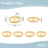 Unicraftale 10Pcs 304 Stainless Steel Connector Charms STAS-UN0055-08-3