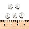 Brass Grade A Rhinestone Spacer Beads RB-A014-Z8mm-12S-4