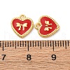 Brass Enamel Charms KK-F895-14G-3