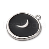 Alloy Enamel Pendants PALLOY-R162-03P-2