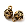 Tibetan Style Alloy Charms FIND-M011-08AG-2