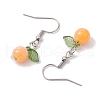 Acrylic Dangle Earrings EJEW-JE05750-01-4