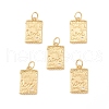 Eco-Friendly Brass Micro Pave Cubic Zirconia Pendants KK-I698-34G-2