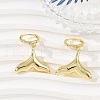 Brass Hoop Earrings EJEW-Q036-03D-G-4