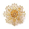 Brass Micro Pave Cubic Zirconia Findings KK-D378-29G-1