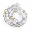 Synthetic Moonstone Beads Strands G-E573-01B-14-3