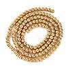 Electroplated Synthetic Non-magnetic Hematite Beads Strands G-H027-C01-02-3