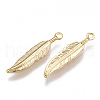 Brass Pendants KK-T038-158G-1